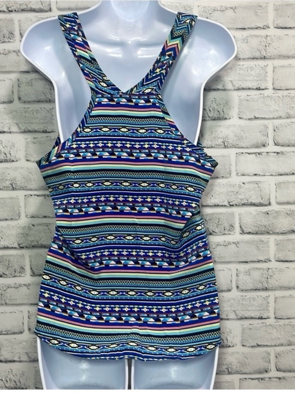 Francesco Collection Racerback Tank Top Medium - Picture 4 of 7